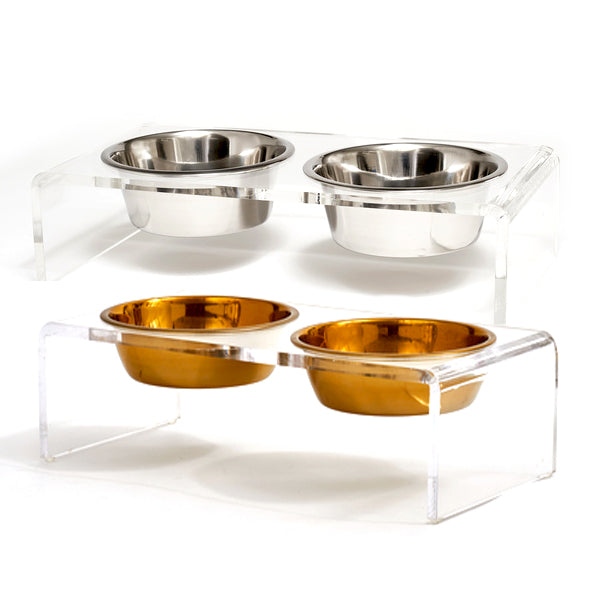 Crystal Clear Elevated Pet Feeders  Image