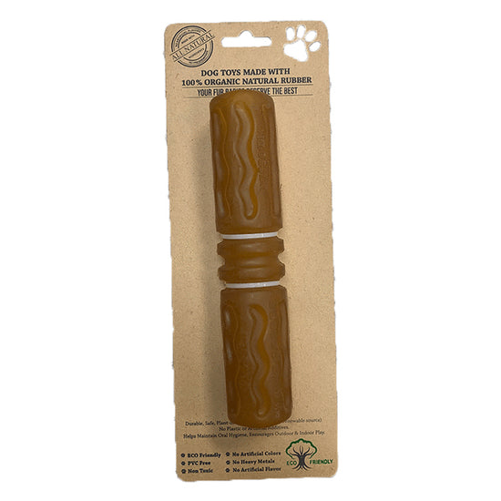 Indipets Natural Rubber Flosser Stick Toy  Image