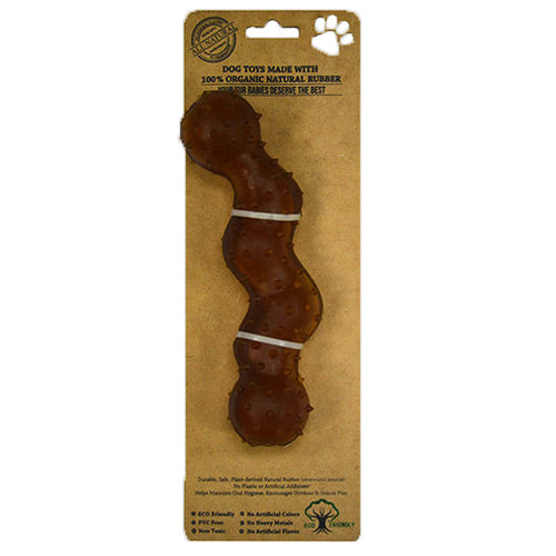 Indipets Natural Rubber Spikey Snake Toys  Image