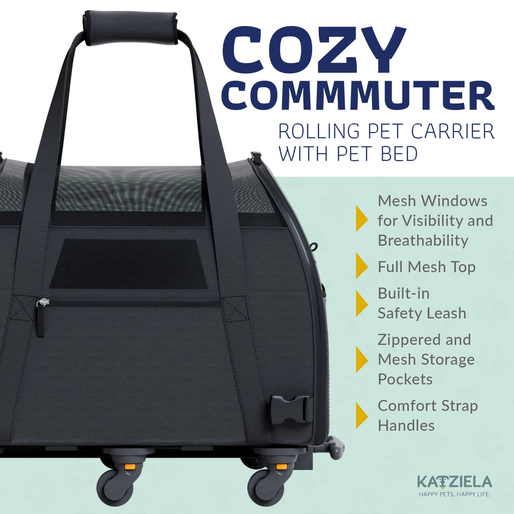 
            
                Load image into Gallery viewer, Katziela Cozy Commuter Carrier  Image
            
        