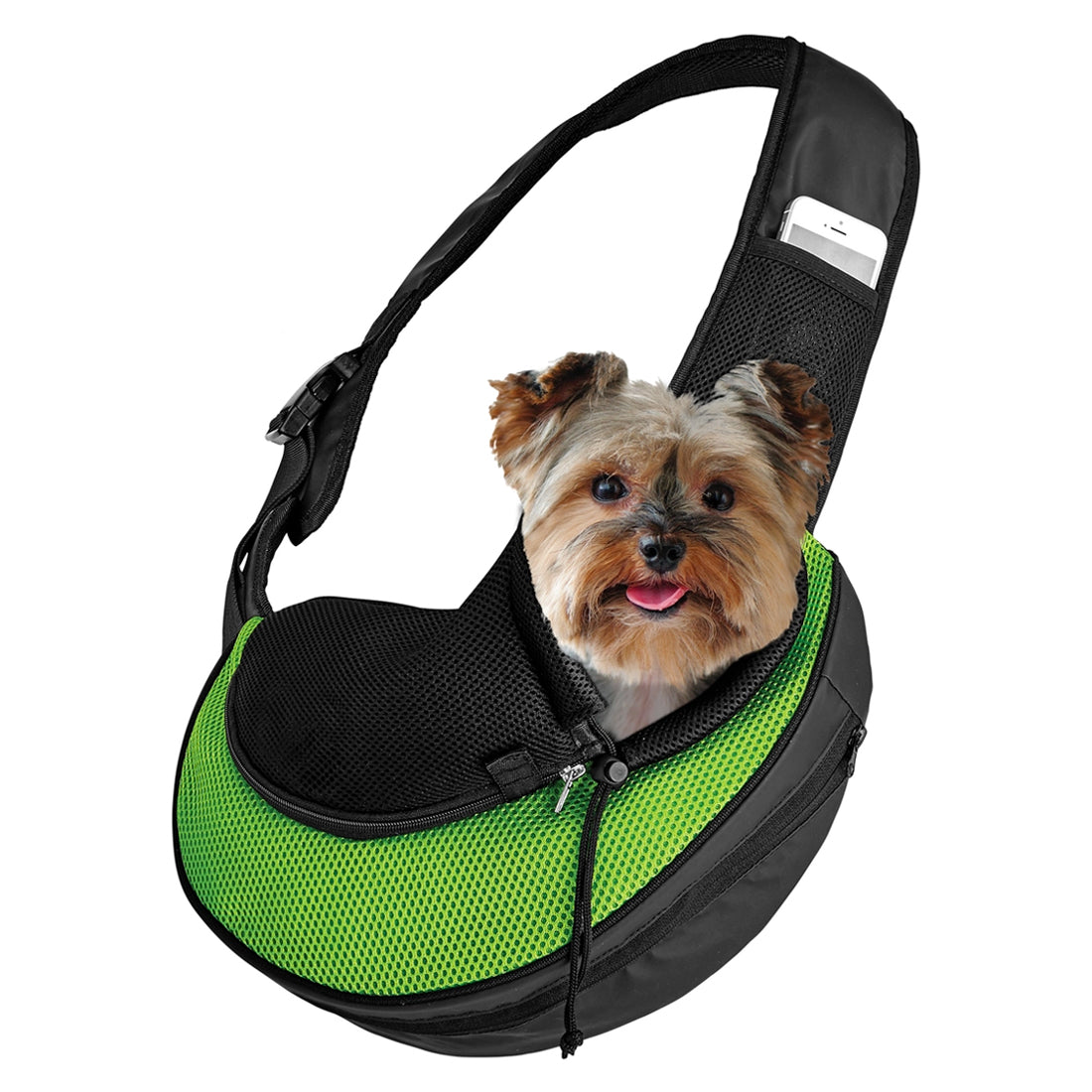 Load image into Gallery viewer, Katziela Expandable Sling Carrier Green Image
