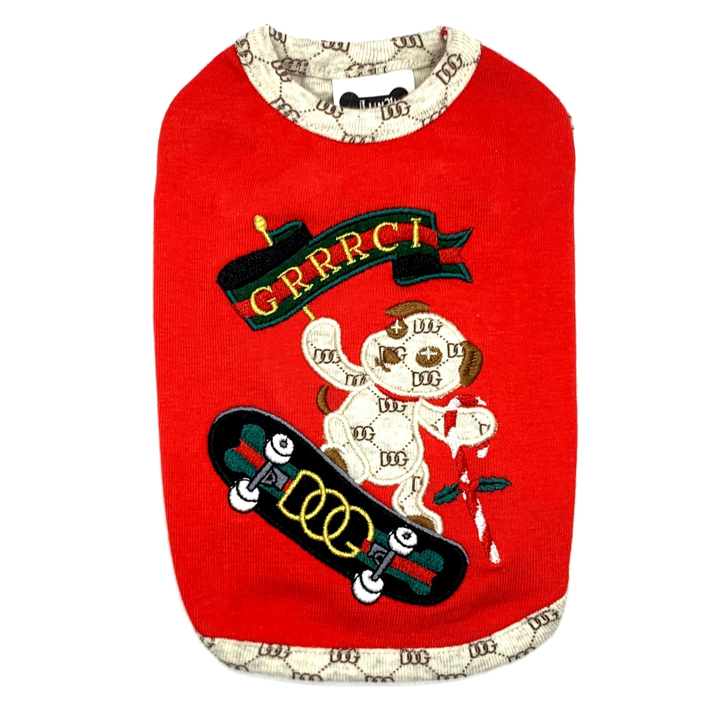 Load image into Gallery viewer, Grrrci Holiday Skateboard Tanks Xtra-Xtra-Small Image
