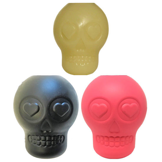 Load image into Gallery viewer, MKB Sugar Skull Treat Dispenser &amp;amp; Chew Toy  Image
