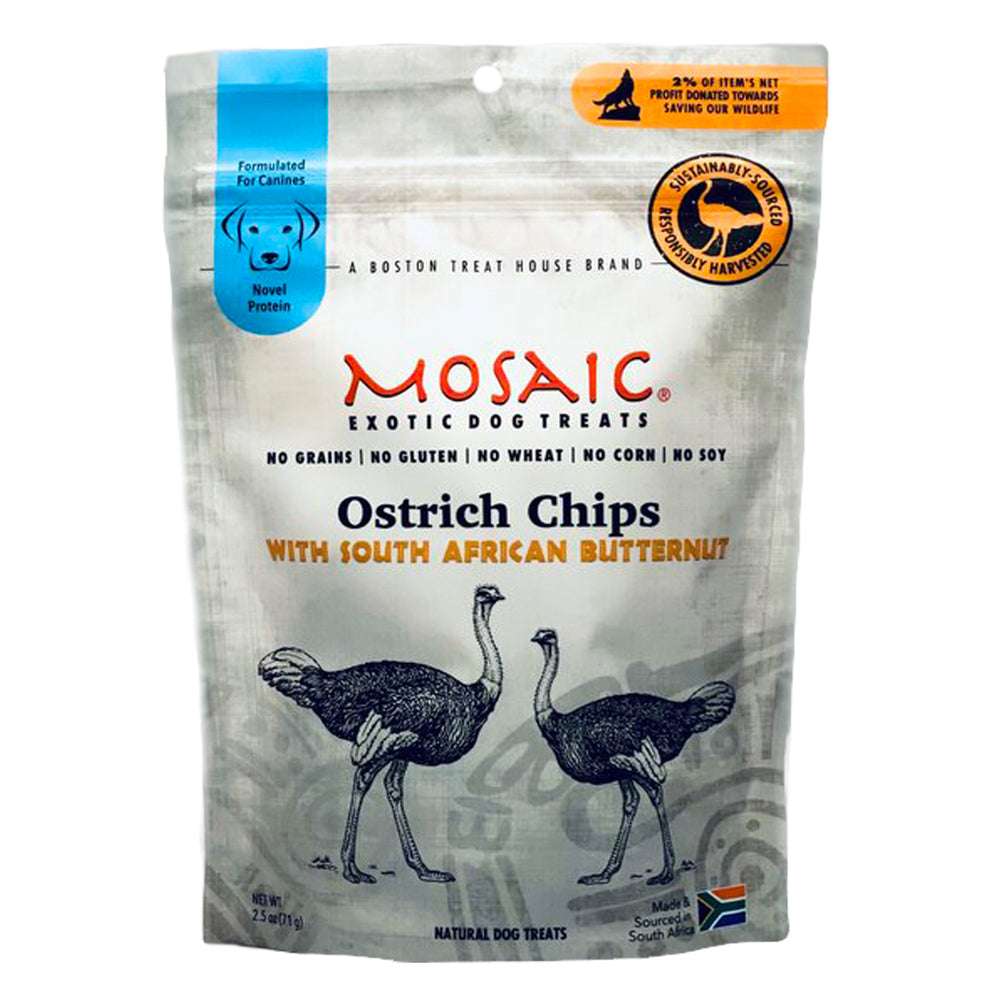 Mosaic Butternut Infused South African Ostrich Chips Treats  Image