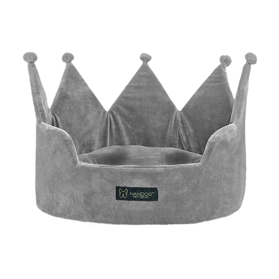 
            
                Load image into Gallery viewer, Nandog Cloud Crown Bed Grey Image
            
        