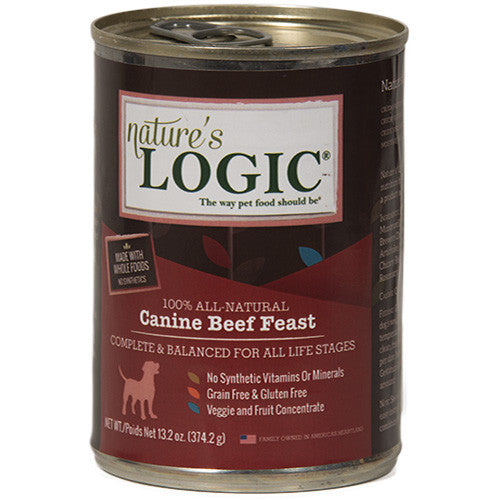 Nature's Logic Beef Canned Dog Food  Image