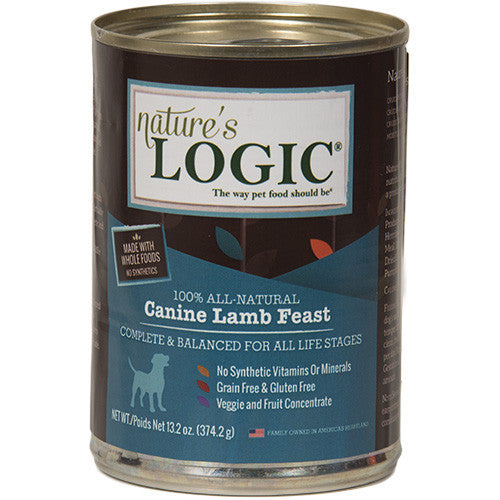 Nature's Logic Lamb Canned Dog Food  Image