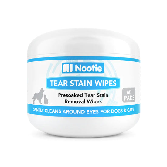 TEAR STAIN WIPES FOR DOGS & CATS 60 PADS  Image