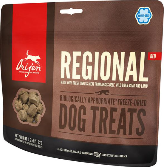 Load image into Gallery viewer, Orijen Freeze Dried Dog Treats Regional Red Image

