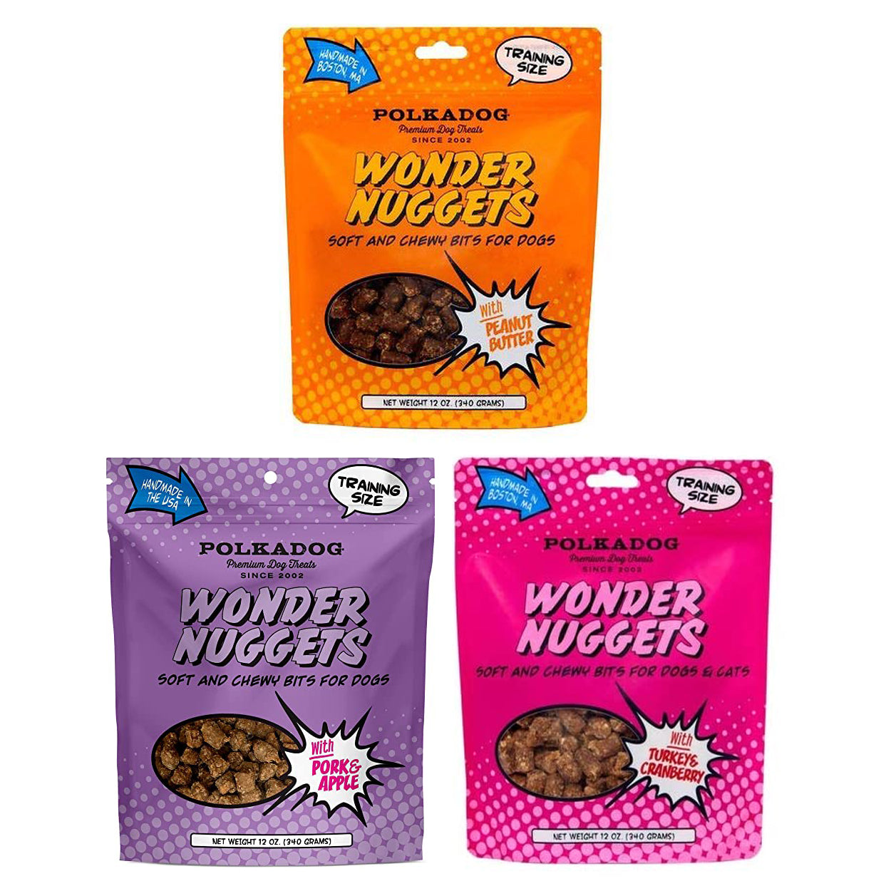 Polkadog Wonder Nuggets Treats Peanut Butter Image