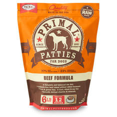 Primal Raw Patties for Dogs Beef Image