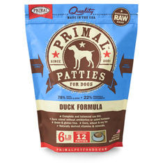 Primal Raw Patties for Dogs Duck Image