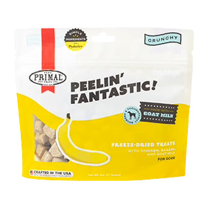 
            
                Load image into Gallery viewer, Primal Freeze-Dried Treats with Goat Milk Chicken Banana &amp;amp; Goat Milk Image
            
        