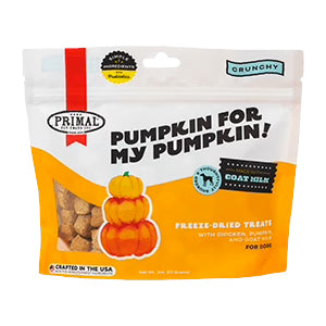 
            
                Load image into Gallery viewer, Primal Freeze-Dried Treats with Goat Milk Chicken Pumpkin &amp;amp; Goat Milk Image
            
        