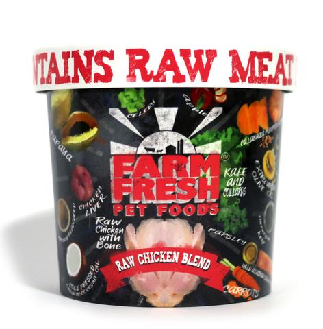 Load image into Gallery viewer, Farm Fresh Raw Dog Food Raw Chicken Image
