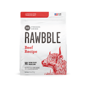 
            
                Load image into Gallery viewer, RAWBBLE® FREEZE DRIED DOG FOOD Beef Image
            
        