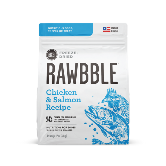 RAWBBLE® FREEZE DRIED DOG FOOD Ckicken & salmon Image