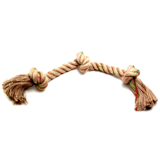 Load image into Gallery viewer, Triple Knotted Hemp Rope Toys  Image
