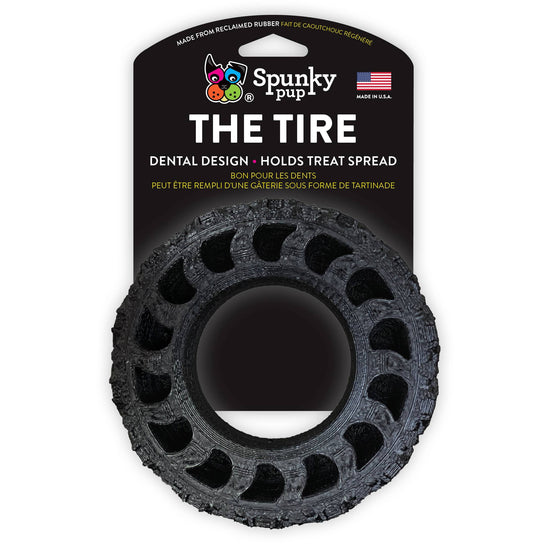 Spunky Pup "The Tire" Recycled Rubber Toy  Image