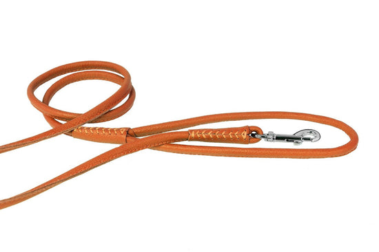 Load image into Gallery viewer, Dog Bar Soft Leather Rolled Leashes 1/4&amp;quot; x 4&amp;#39; Image
