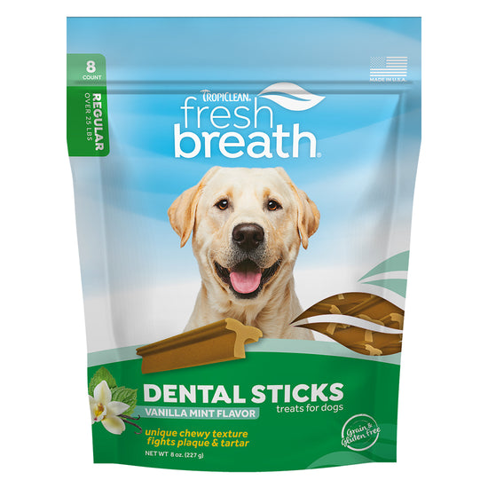 Tropiclean Fresh Breath Dental Stick Treats  Image
