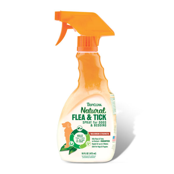 Tropiclean Natural Flea & Tick Spray for Pets  Image
