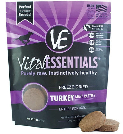 Vital Essentials Mini Turkey Patties  Image