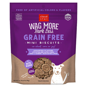 
            
                Load image into Gallery viewer, Wag More Bark Less Grain-Free Mini Biscuits Assorted Image
            
        