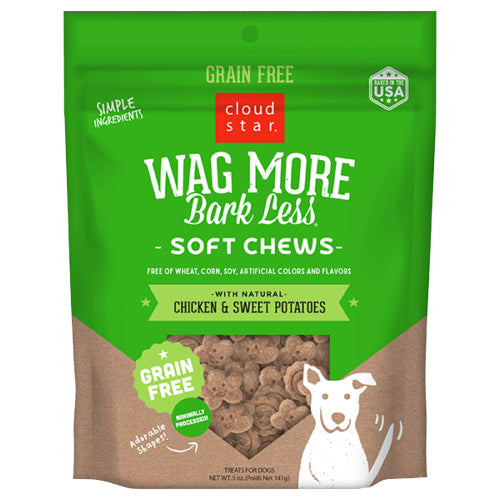Wag More Bark Less Soft & Chewy Treats Chicken & Sweet Potatoes Image