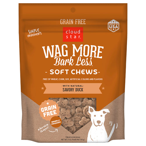 Wag More Bark Less Soft & Chewy Treats Savory Duck Image