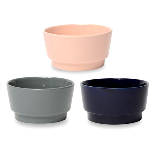 Waggo Glossy Ceramic Dog Bowls Gray Image