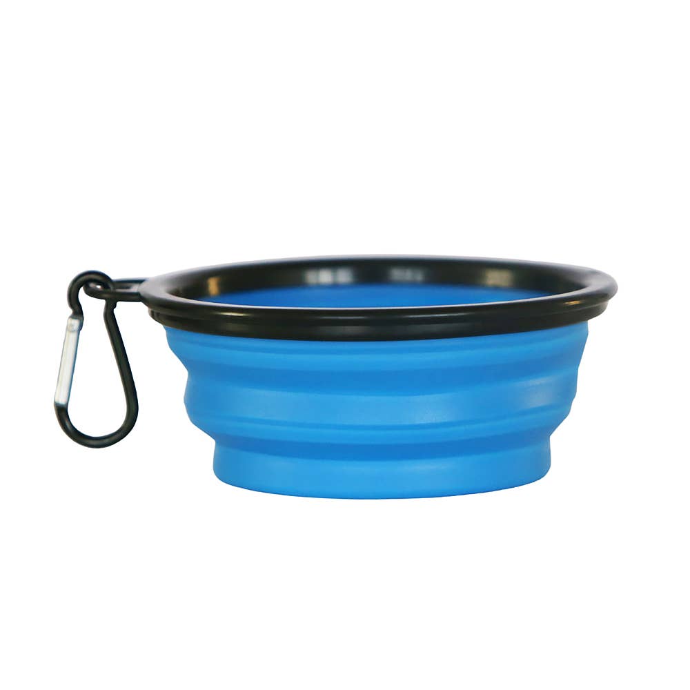 Alpha Paw Inc.  Collapsible Water Bowls Blue Image