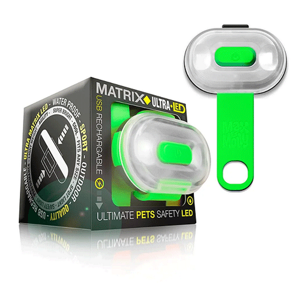 Load image into Gallery viewer, Max&amp;amp;molly Ultra Bright Led Pet Light Green Image
