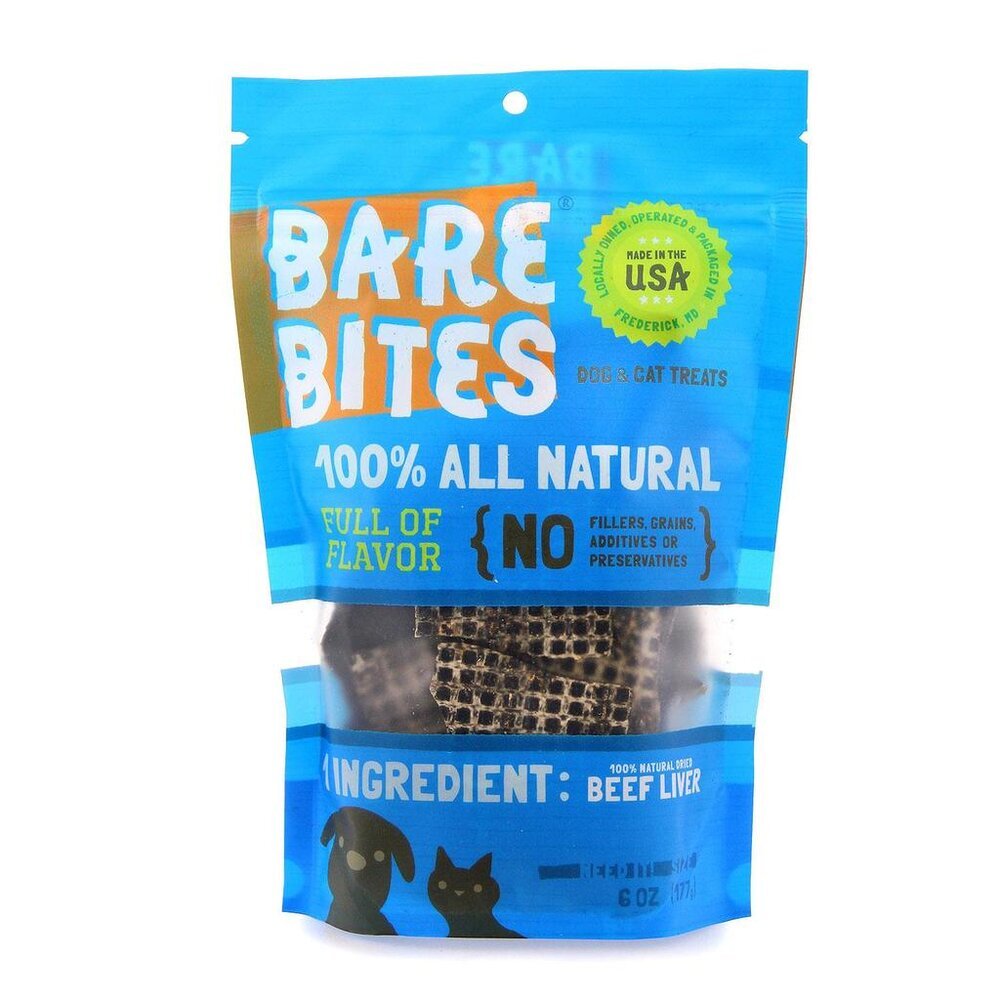 Bare Bites 3 Oz. Beef Liver Treats Image