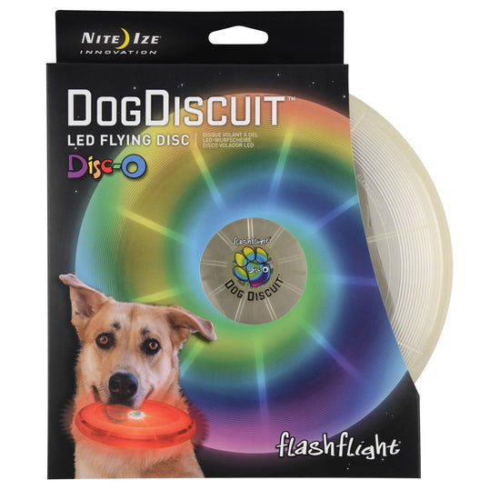Nite Ize Flashflight Dog Discuit LED Flying Disc - Disc-O  Image