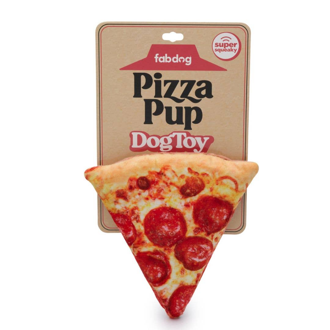 fabdog - Pizza Pup Slice Toy  Image