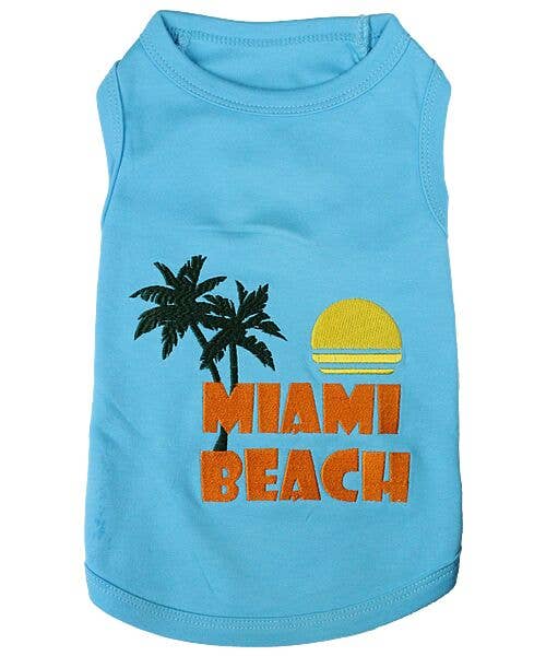Parisian Pet® - Miami Beach Dog T-Shirt  Image