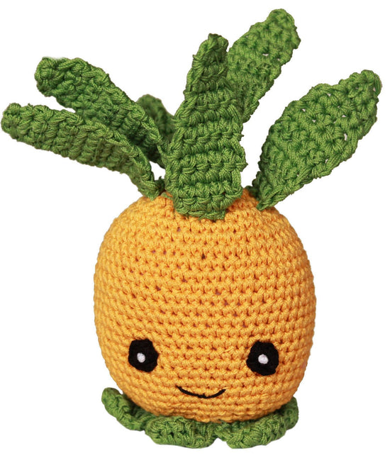 Knit Knack Foodies Organic Cotton Toys Pineapple Image