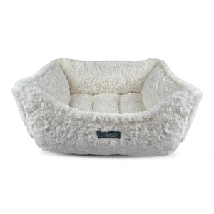 
            
                Load image into Gallery viewer, Nandog Pet Gear - CLOUD SHAGGY REVERSIBLE PET BED - IVORY  Image
            
        