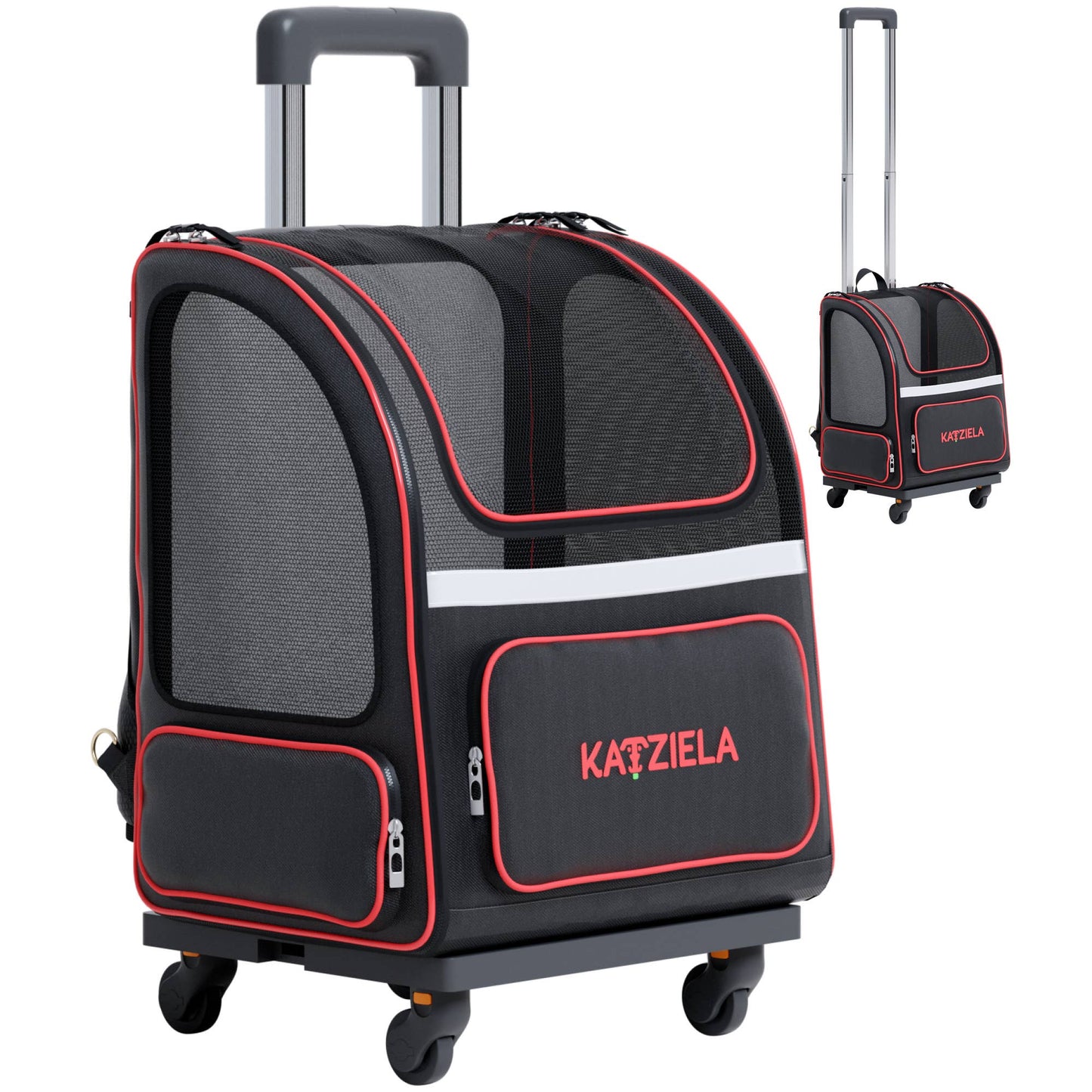 Load image into Gallery viewer, Katziela - Hybrid Adventurer Pet Backpack With Wheels - 2 Options  Image
