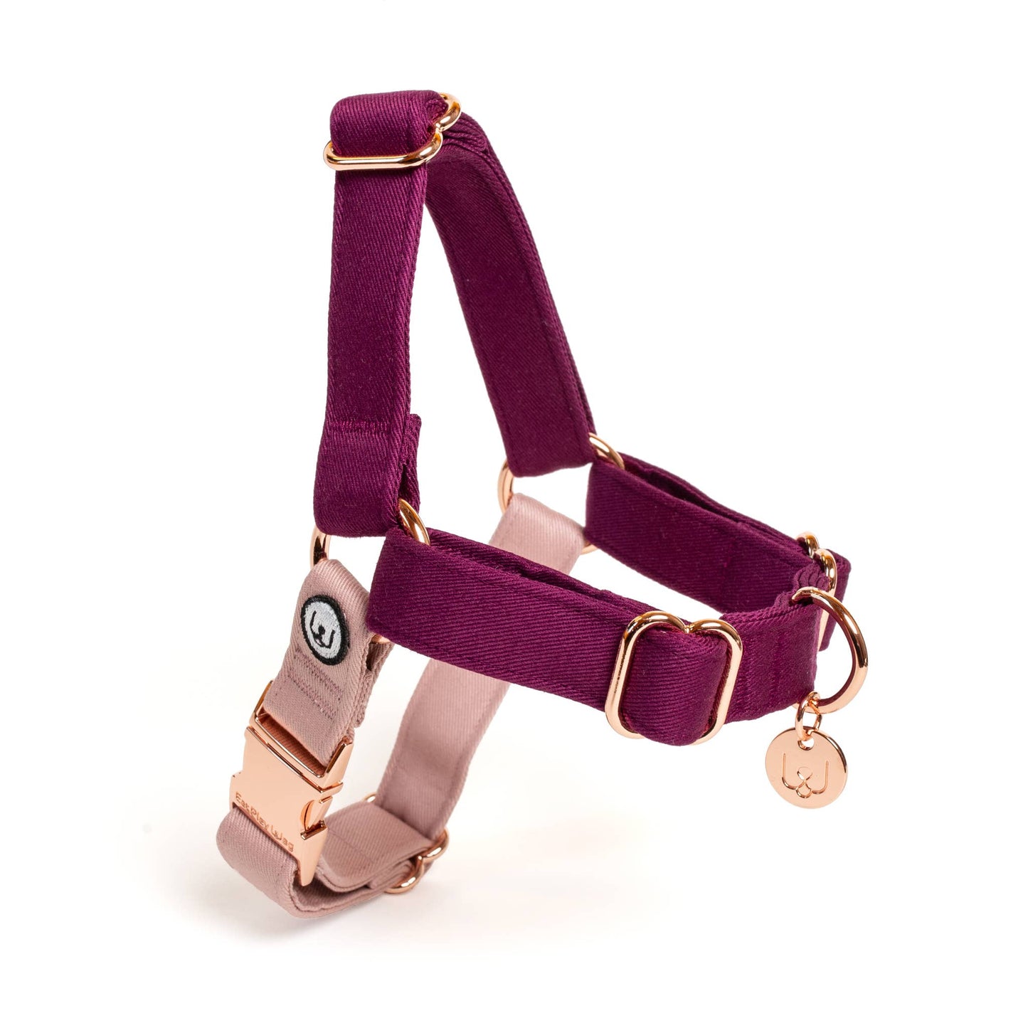 Eat Play Wag No-Pull Harnesses Plum/Rose Image