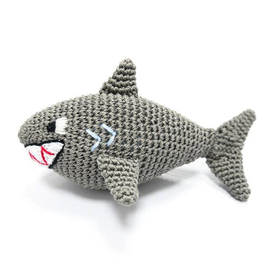 Dogo Pet Shark Crochet Toy  Image