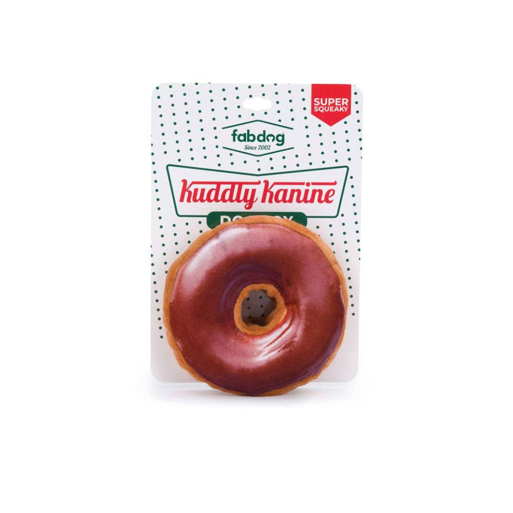 
            
                Load image into Gallery viewer, fabdog - Kuddly Kanine Donut Toy  Image
            
        