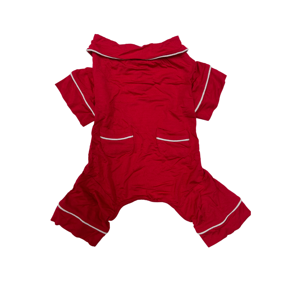 Fab Dog - Red Modal Pajamas  Image