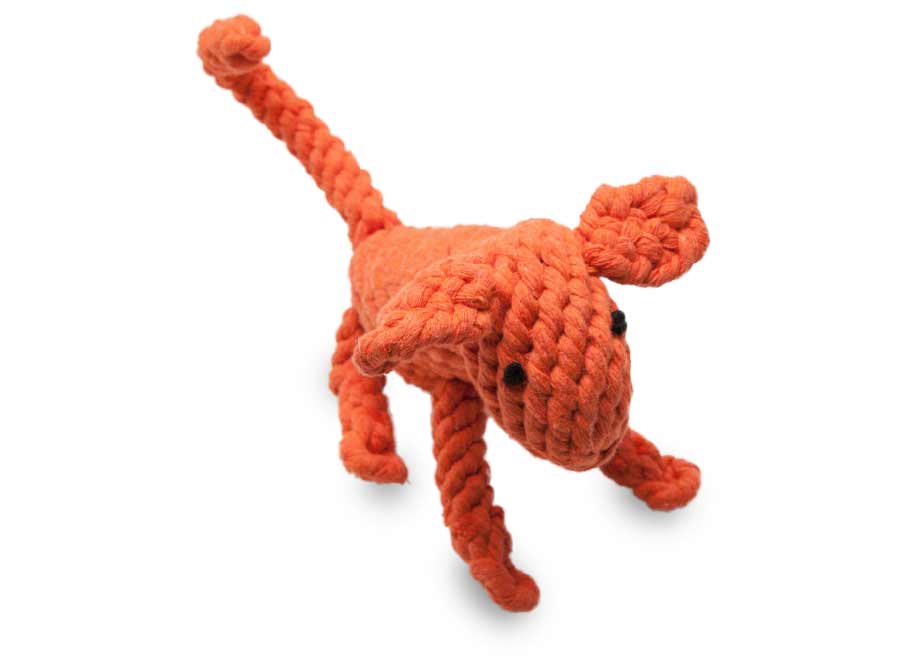 Load image into Gallery viewer, Cotton Pals Knotted Toys Eeko the Dog Image
