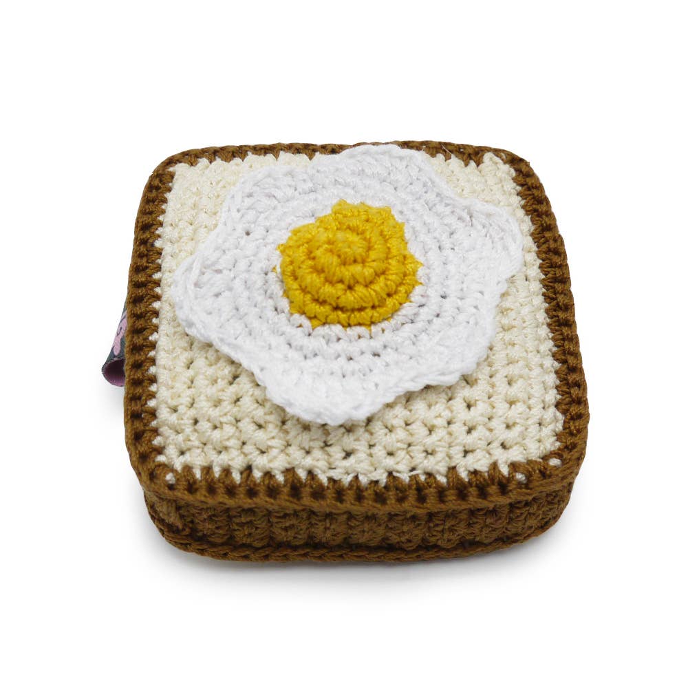 Dogo Pet Toast & Egg Crochet Toy  Image
