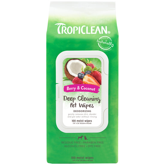 Tropiclean Deep Cleaning Wipes  Image